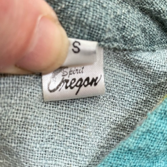 Crunchycore Turquoise Green Tee Style Top Shirt Short Sleeve Sun size S - Picture 3 of 3